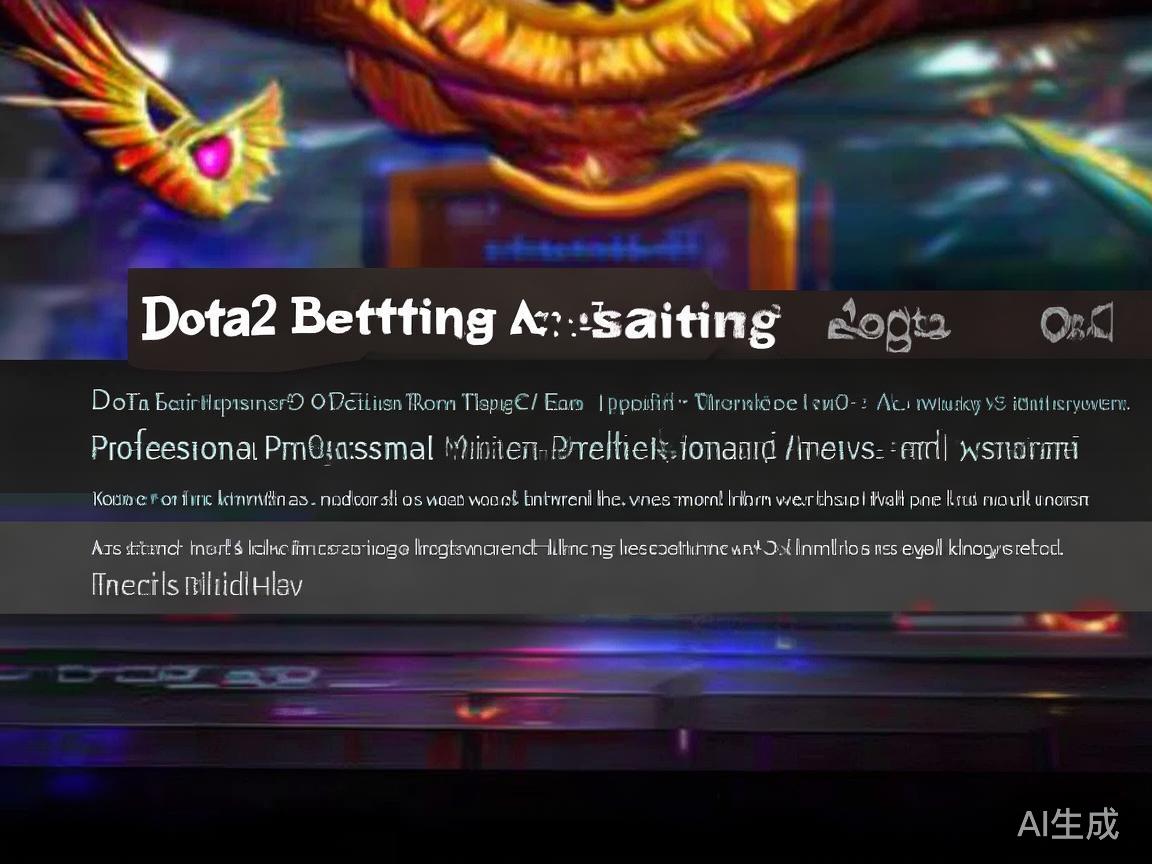 Dota2竞猜助手:专业比赛预测与分析系统帮助玩家赢得胜利 在激烈的《DotA2》比赛中,电竞竞猜逐渐成为玩家